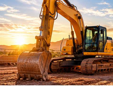 Heavy construction equipment